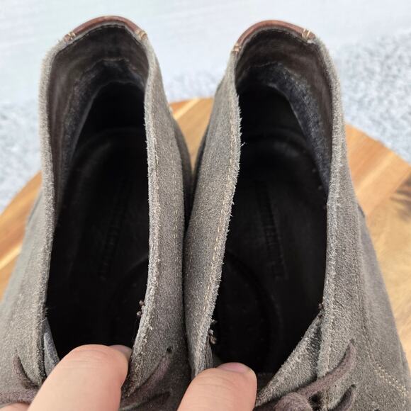 Johnston Murphy Mens 11 Copeland Gray Suede Lifestyle Crepe Sole Chukka Boot - Picture 11 of 13